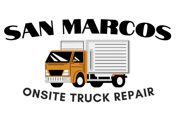 this image shows san marcos onsite truck repair logo